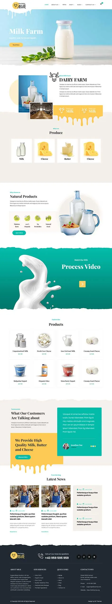 Milk WordPress Theme