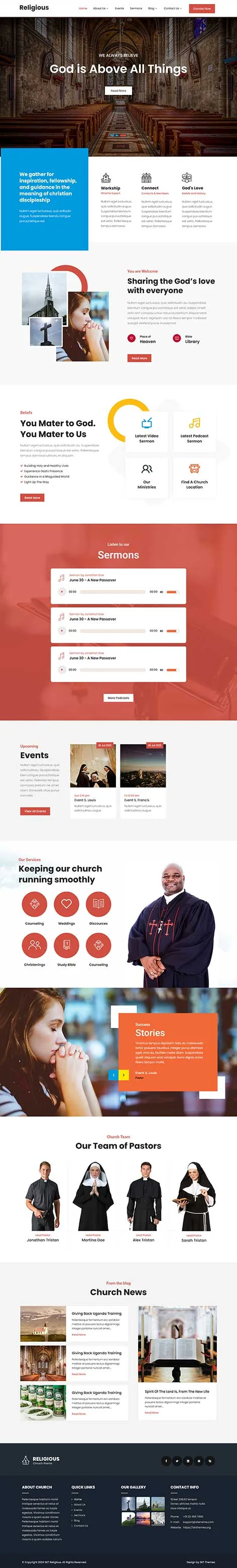 Ministry WordPress Theme
