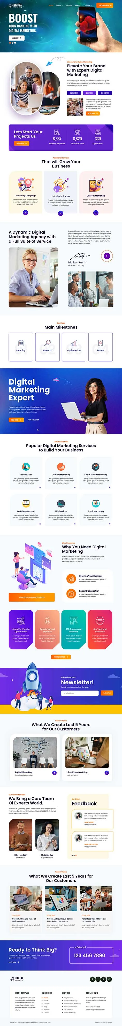 Mobile Ready WordPress Theme