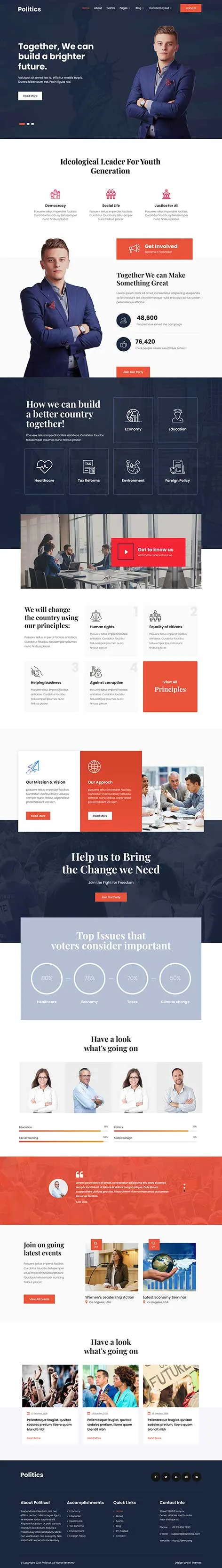 Motivational Speaker WordPress Theme