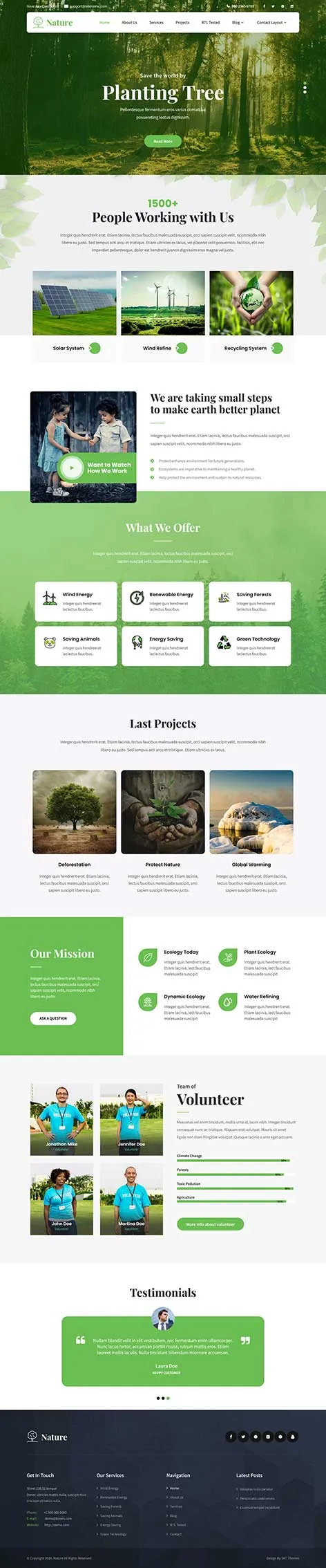 Nature Website Template
