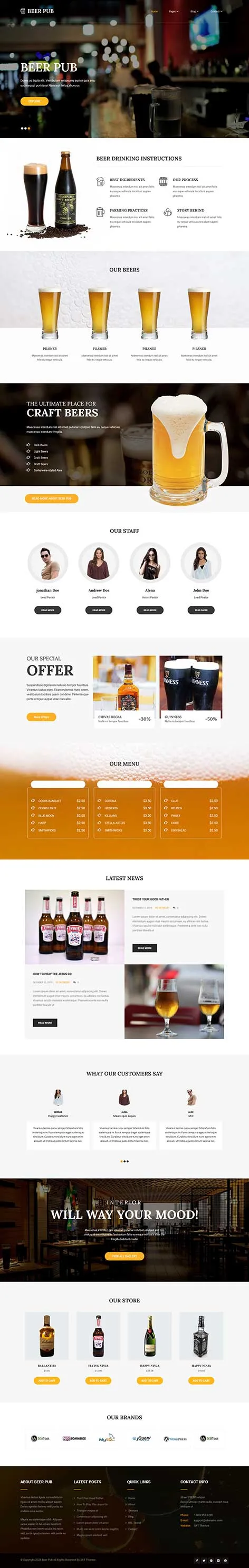 Nightlife WordPress Theme