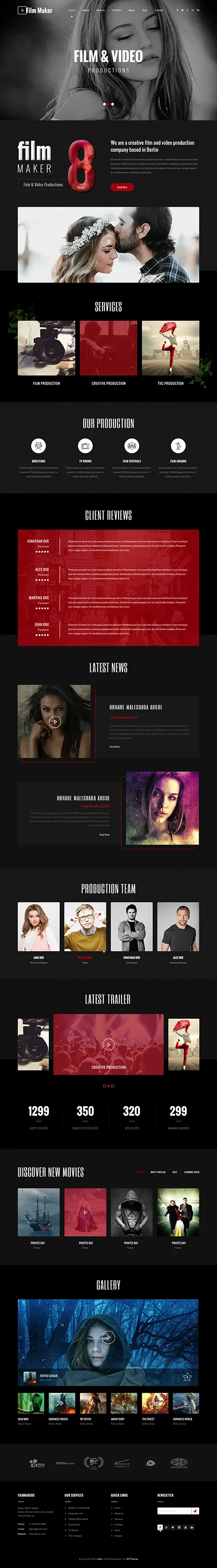 Online Cinema WordPress Theme