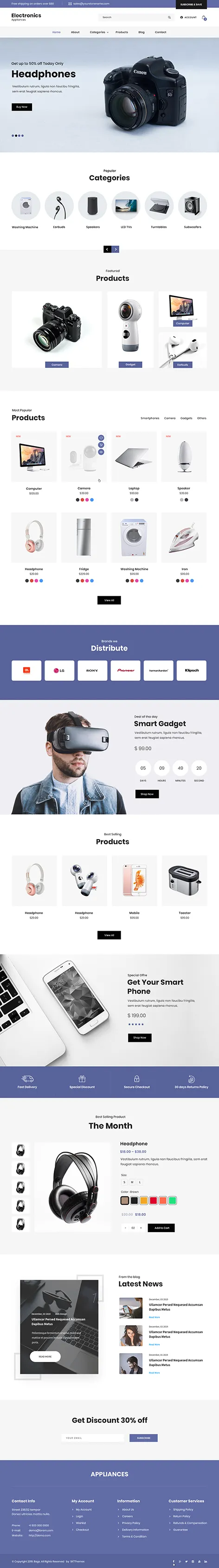 Online Shopping WordPress Theme