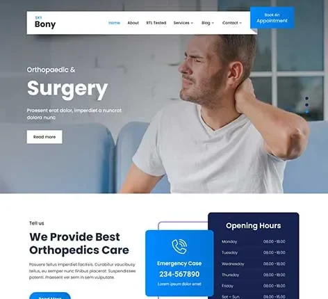 Orthopedic WordPress Theme