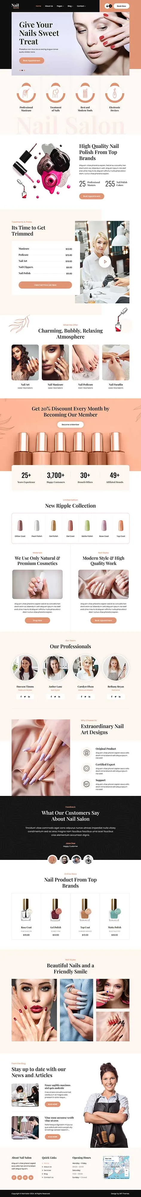 Pedicure WordPress Theme