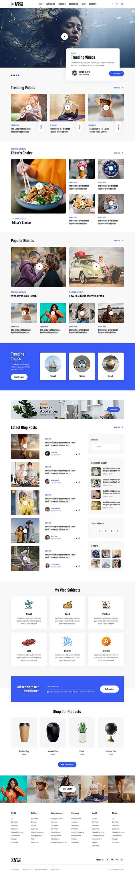 Personal Blogging WordPress Theme