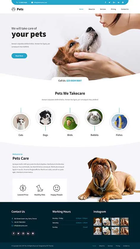 Pet Sitting WordPress Theme