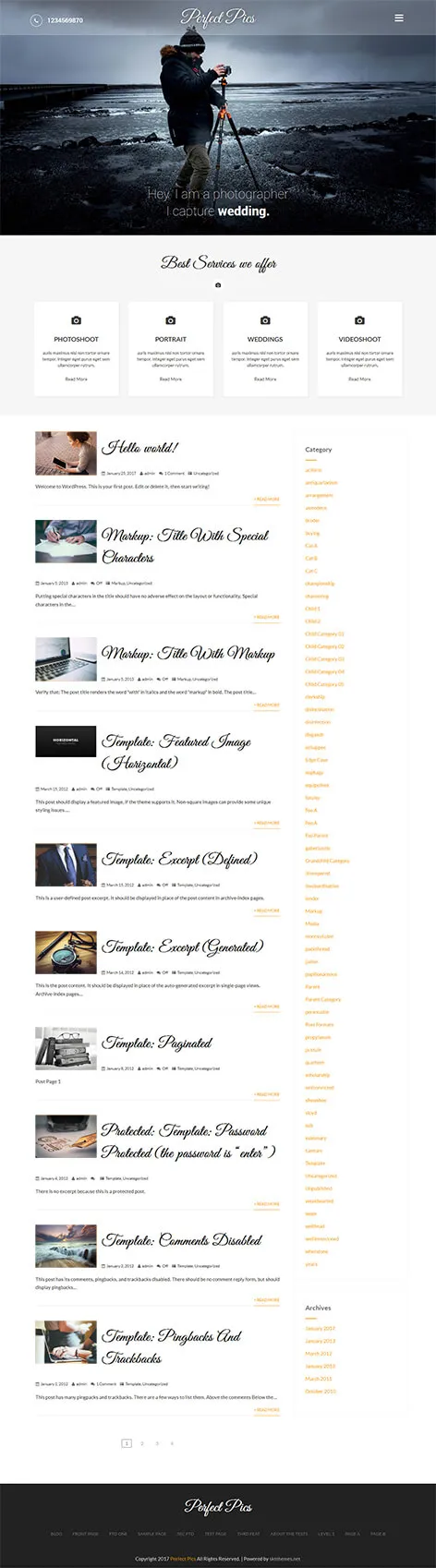 Photo Gallery WordPress Theme