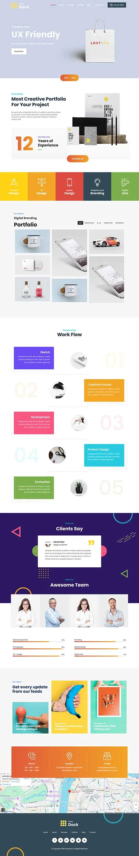 kickass WordPress theme