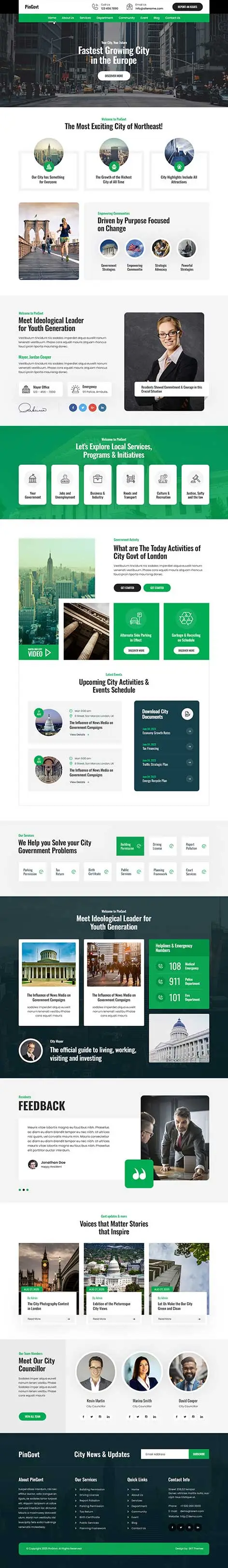 Municipal WordPress Theme